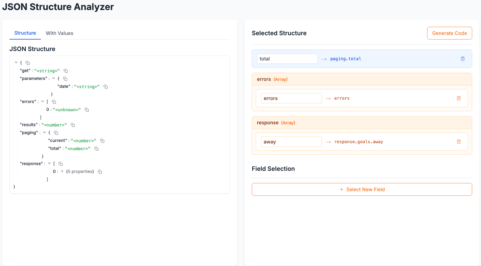 3. Map whatever you need